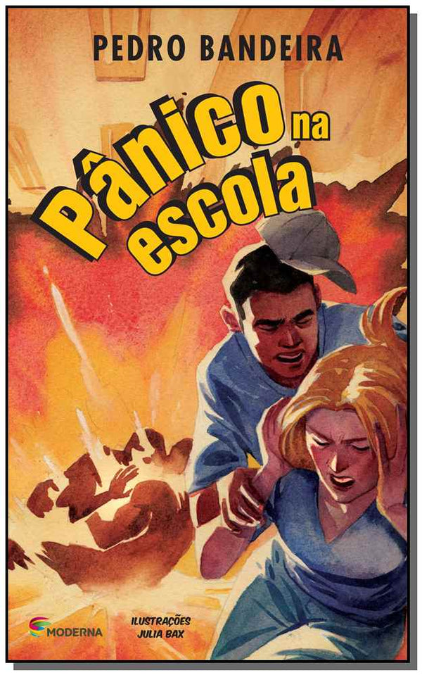 Capa do livro Pânico na Escola, de Pedro Bandeira