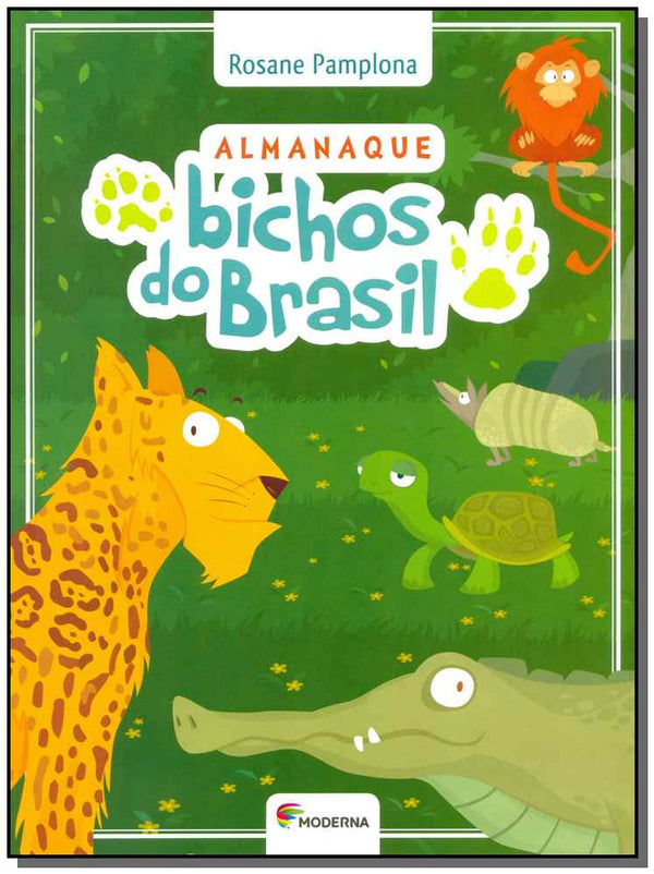 Capa do livro Almanaque Bichos do Brasil, de Rosane Pamplona