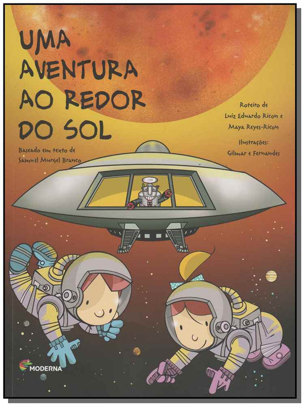 Capa do livro Uma Aventura ao Redor do Sol, de Samuekl Murgel Branco