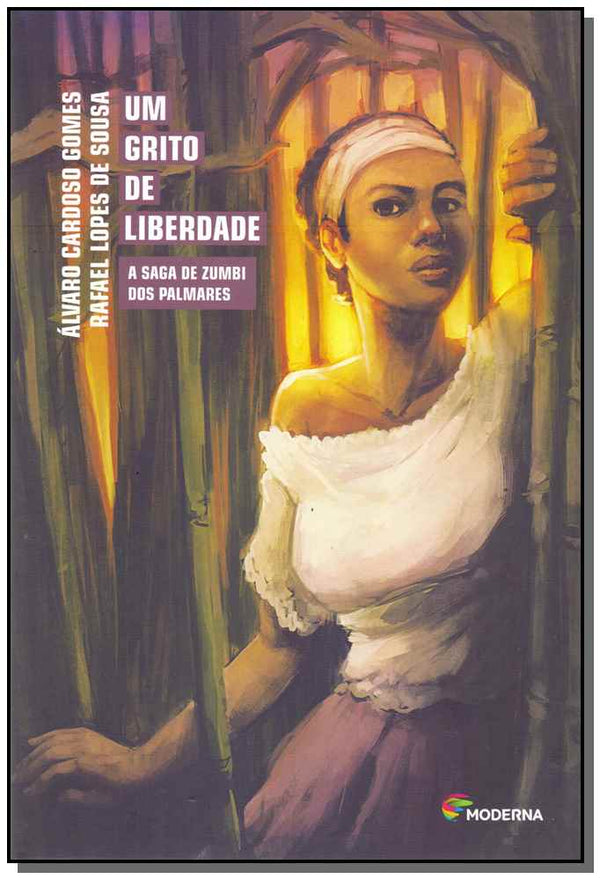 Capa do livro Um Grito de Liberdade, de Alvaro Cardoso Gomes
