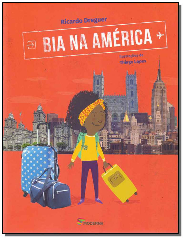 Capa do livro Bia na América, de Ricardo Dreguer