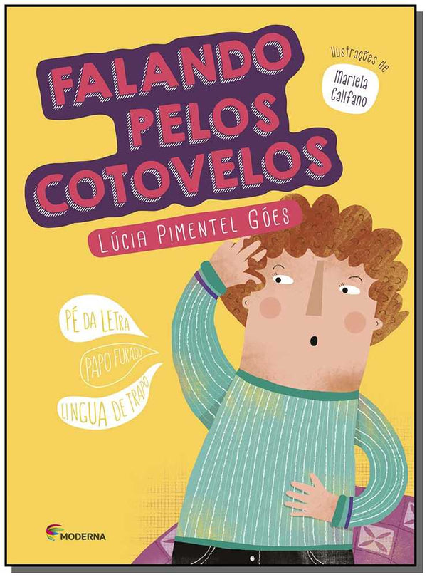 Capa do livro Falando Pelos Cotovelos, de Lucia Pimentel Goes