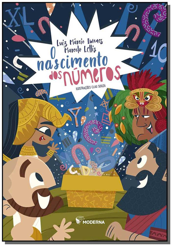 Capa do livro O Nascimento dos Números, de Marcelo Lellis, Luiz Marcio Imenes