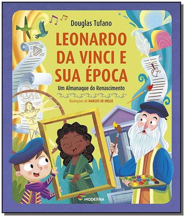 Capa do livro Leonardo da Vinci e Sua Época, de Douglas Tufano