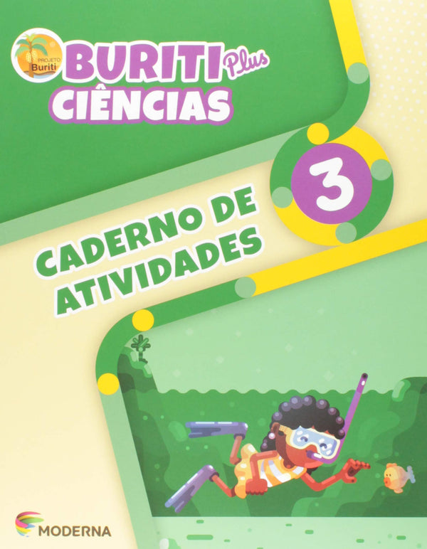 Capa do livro Buriti Plus Cie 3 Cad, de Editora Moderna