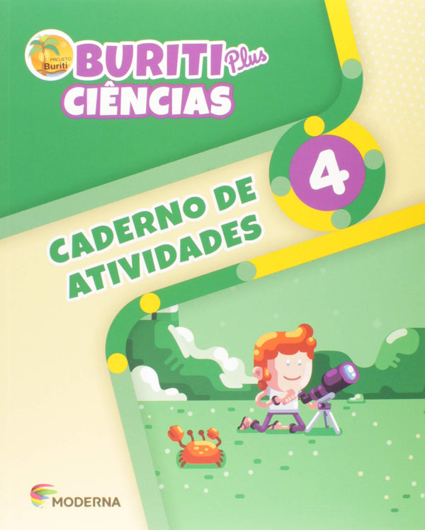 Capa do livro Buriti Plus Cie 4 Cad, de Editora Moderna