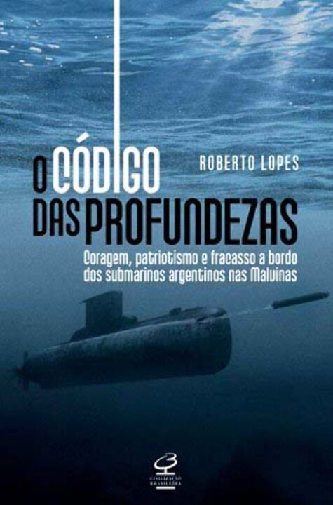 Capa do livro O Código das Profundezas, de Roberto Lopes