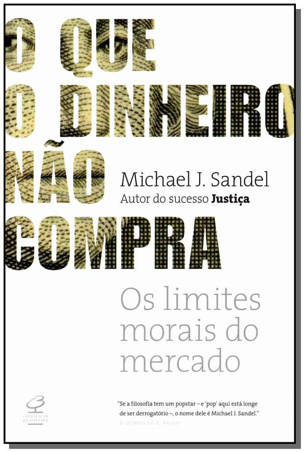 Capa do livro O que o Dinheiro Não Compra, de Michael J. Sandel