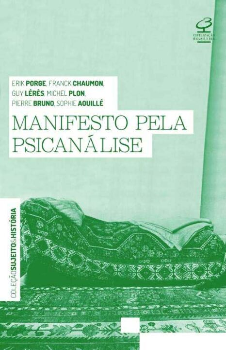 Capa do livro Manifesto Pela Psicanálise, de Michel Plon