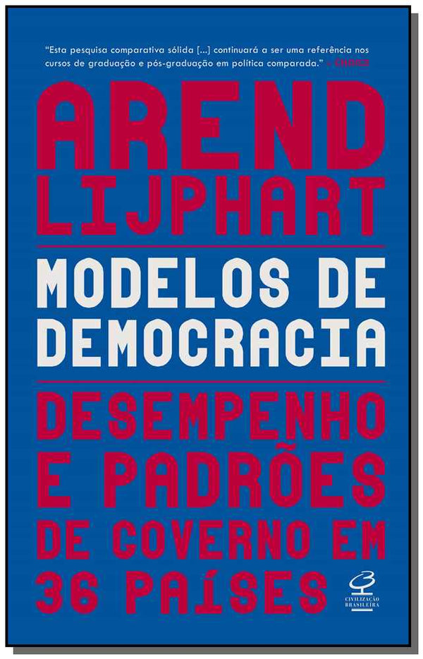 Capa do livro Modelos de Democracias, de Arend Lifphart
