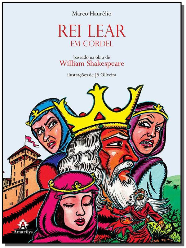 Capa do livro Rei Lear em Cordel, de Marco Haurelio