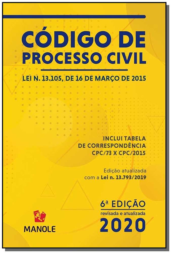 Capa do livro Novo Código de Processo Civil, de Editora Manole