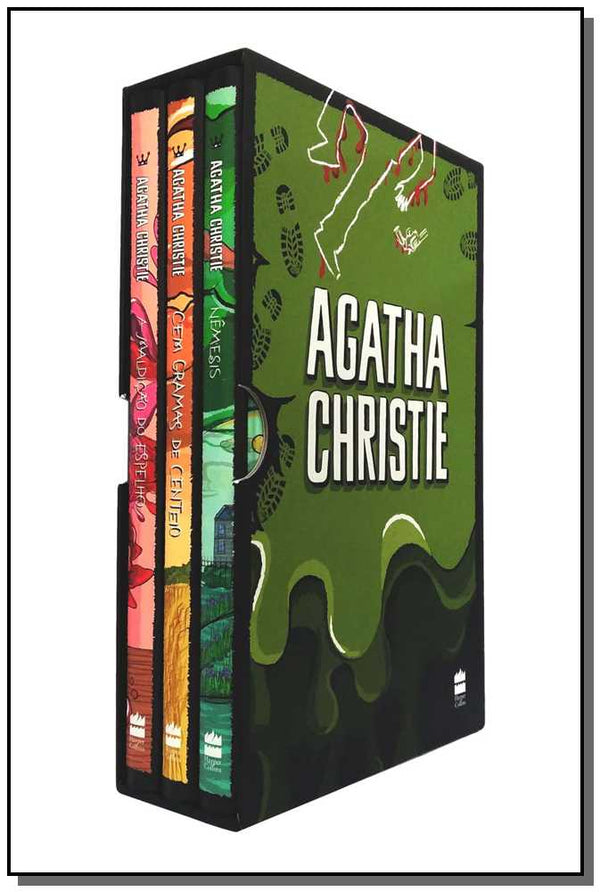 Capa do livro Col. Agatha Christie - Box 4 - 3 Vol. ( Verde), de Agatha Christie