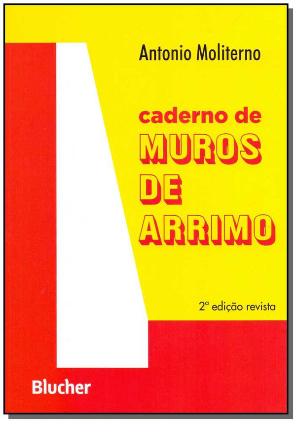 Capa do livro Caderno de Muros de Arrimo, de Antonio Moliterno