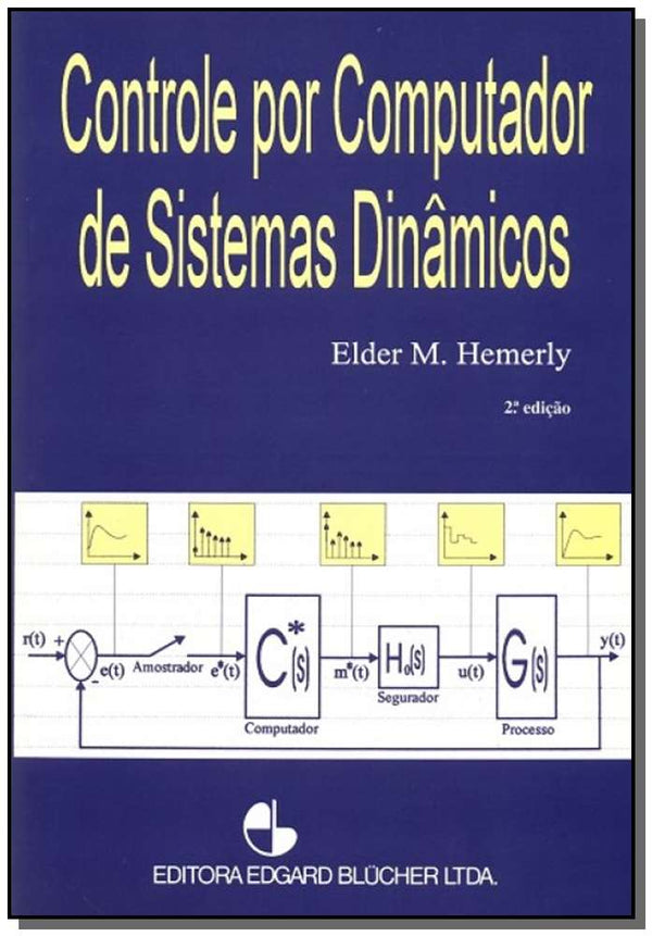 Capa do livro Controle por Computador de Sistemas Dinâmicos, de Elder M. Hemerly