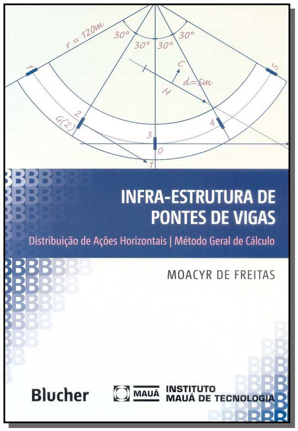 Capa do livro Infra-Estrutura de Pontes de Vigas, de Moacyr de Freitas
