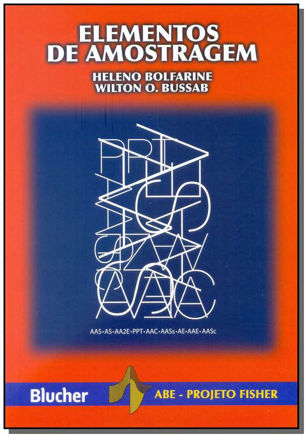 Capa do livro Elementos de Amostragem, de Heleno Bolfarine, Wilton Bussab