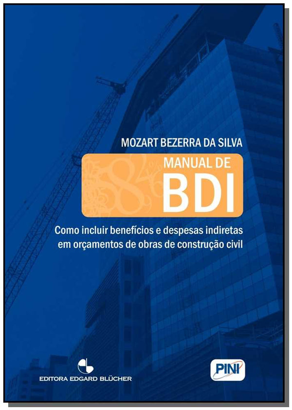 Capa do livro Manual de Bdi, de Mozart Bezerra da Silva