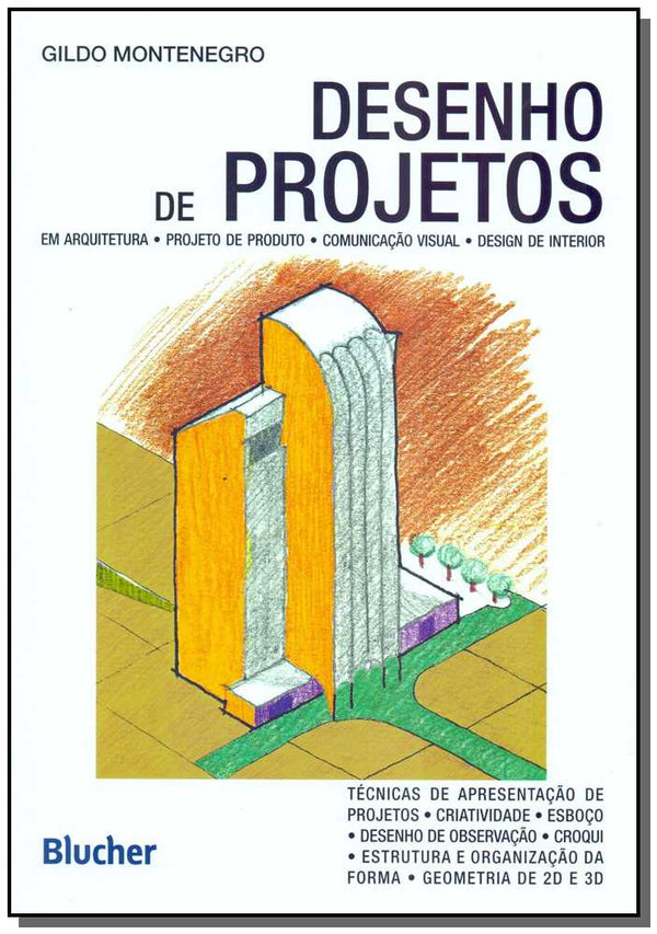 Capa do livro Desenho de Projetos, de Gildo A. Montenegro