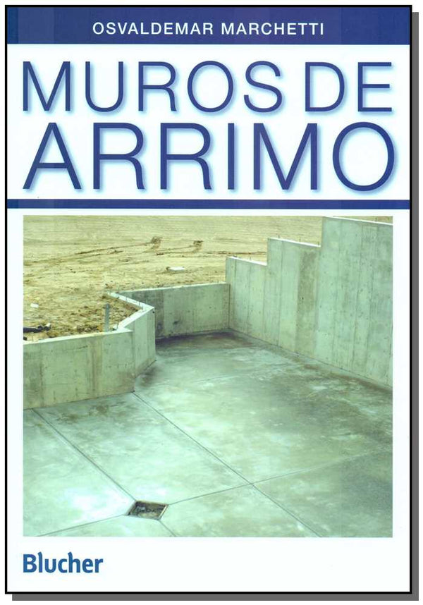 Capa do livro Muros de Arrimo, de Osvaldemar Marchetti