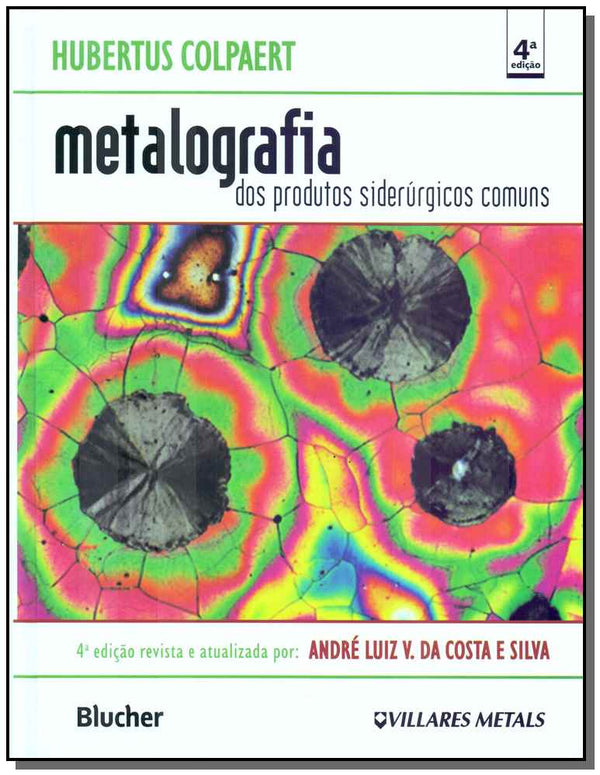 Capa do livro Metalografia dos Produtos Siderúrgicos Comuns, de Hebertus Copaert