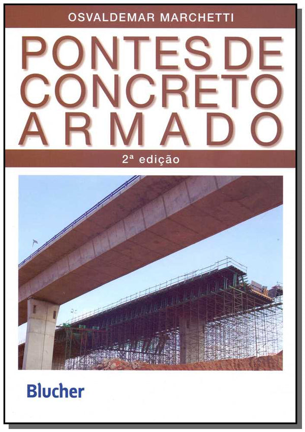 Capa do livro Pontes de Concreto Armado, de Osvaldemar Marchetti
