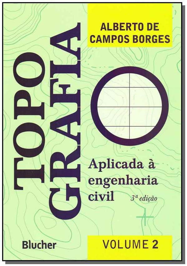 Capa do livro Topografia, de Alberto de Campos Borges