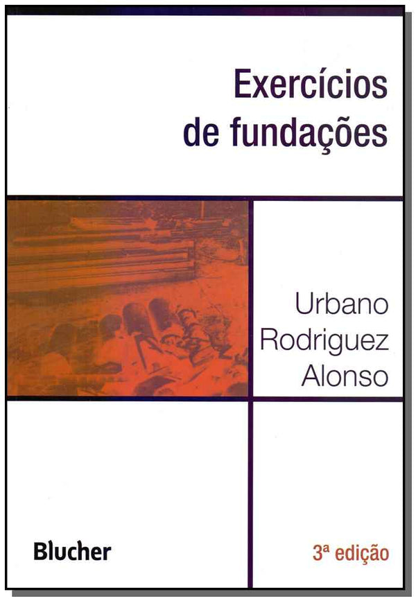 Capa do livro Exercícios de Fundações, de Urbano Rodriguez Alonso