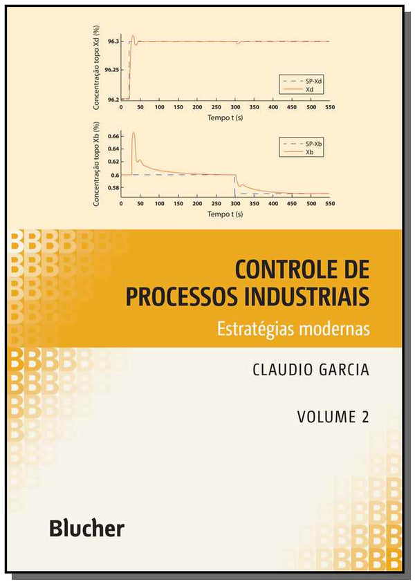 Capa do livro Controle de Processos Industriais, de Claudio Garcia