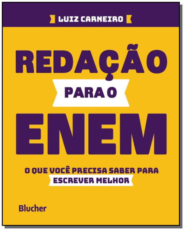 Capa do livro Redação para o Enem, de Luiz Carneiro