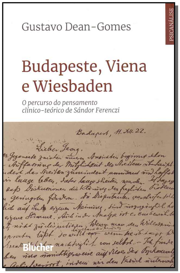 Capa do livro Budapeste, Viena e Wiesbaden, de Gustavo Dean-Gomes