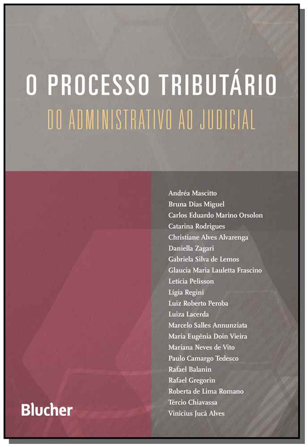 Capa do livro O Processo Tributário, de Mascitto; Miguel; Orsolon; Rodrigues