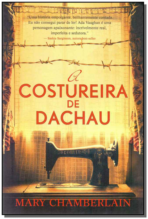 Capa do livro Costureira de Dachau, de Mary Chamberlain