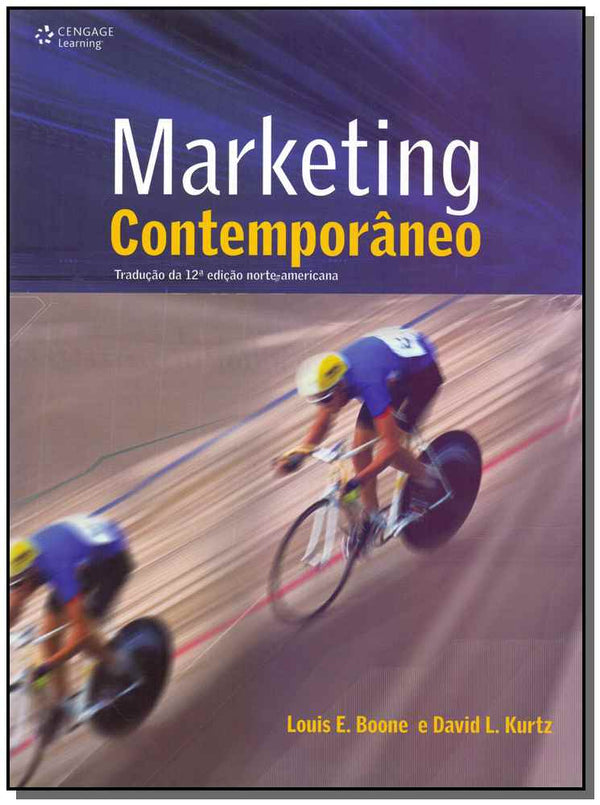 Capa do livro Marketing Contemporâneo, de Louis E. Boone, David L. Kurtz