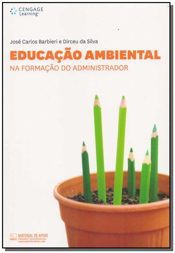 Capa do livro Educação Ambiental na Formação do Administrador, de Jose Barbieri, Dirceu da Silva
