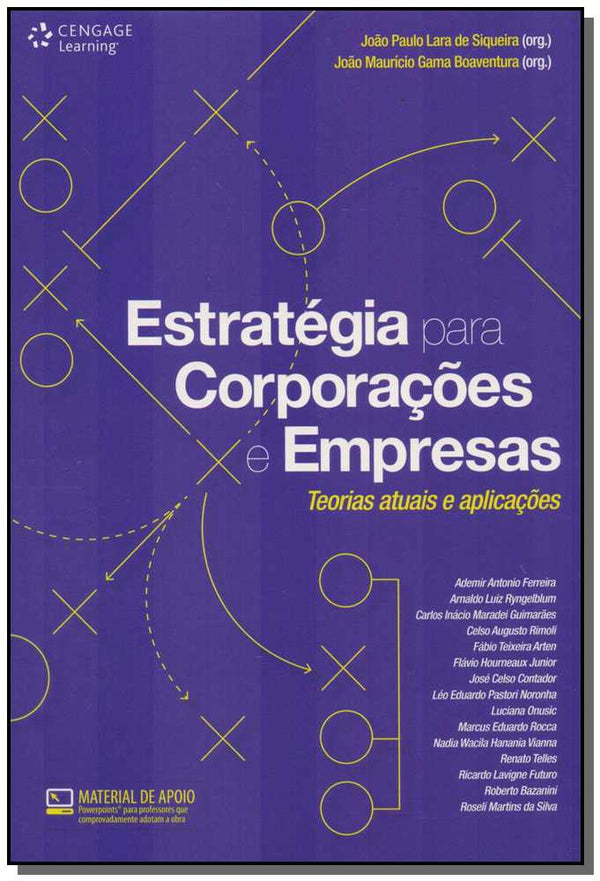 Capa do livro Estratégia para Corporações e Empresas, de Siqueira De; Boaventura (org.)