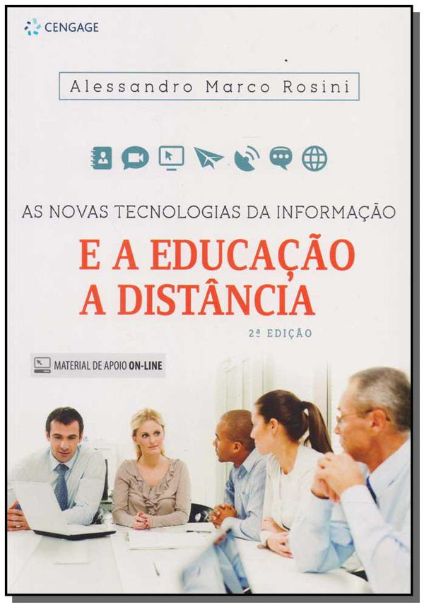 Capa do livro As Novas Tecnologias da Informação e a Educação a Distância - 02ed/13, de Alessandro Marco Rosini