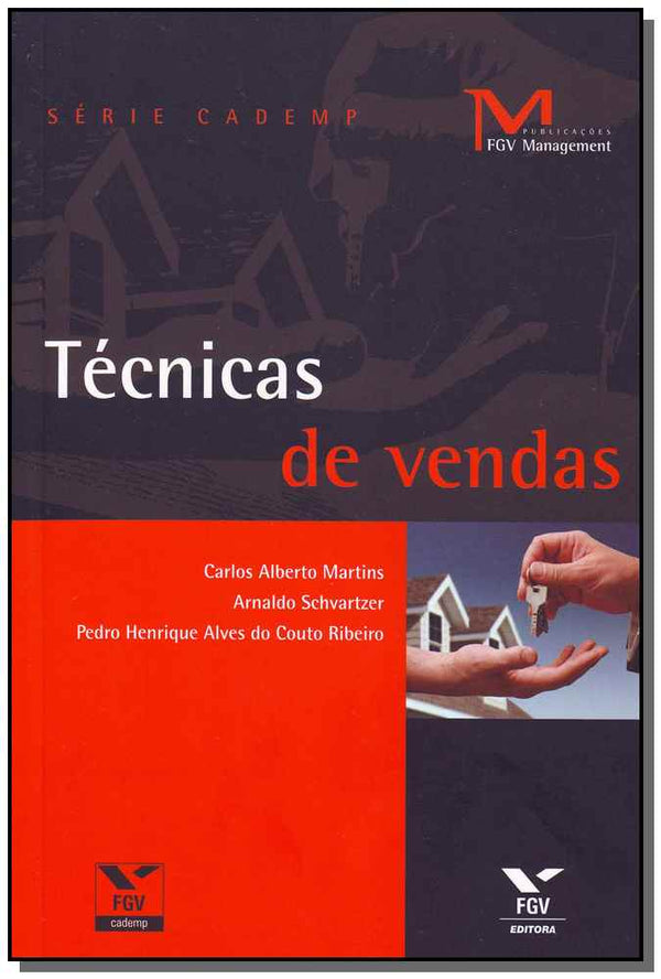 Capa do livro Técnicas de Vendas, de Carlos Alberto Martins