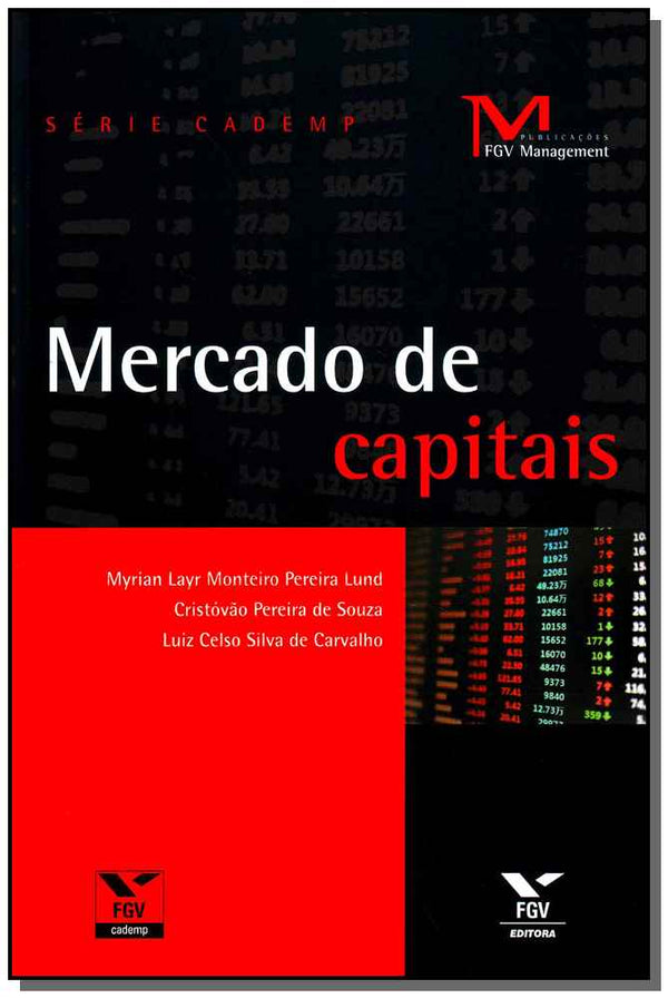 Capa do livro Mercado de Capitais, de Luiz Celso Silva de / Lund, Myrian L. M. Carvalho