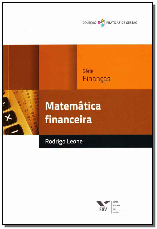 Capa do livro Matemática Financeira, de Rodrigo Leone
