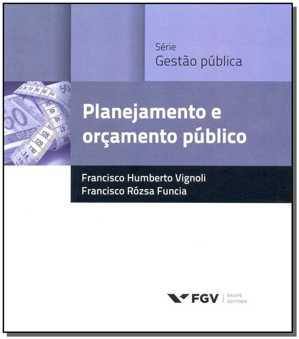 Capa do livro Planejamento e Orçamento Público, de Vignoli e Funcia