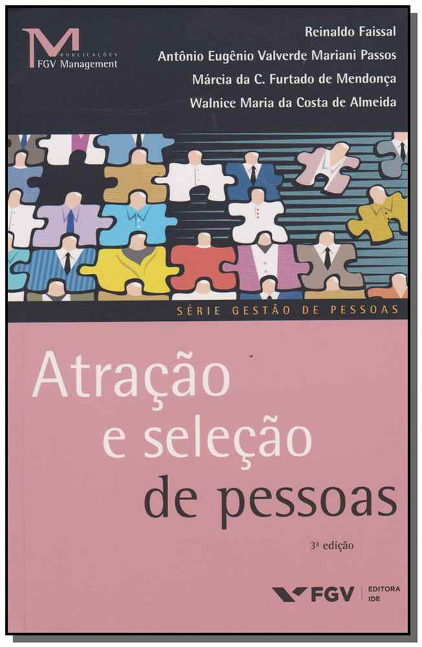 Capa do livro Atração e Seleção de Pessoas, de Reinaldo Faissal
