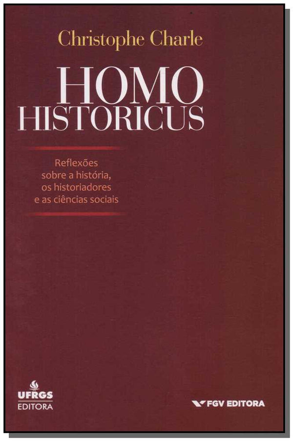 Capa do livro Homo Historicus, de Christophe Charle
