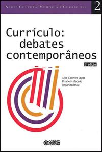 Capa do livro Curriculo, de Alice Casimiro Lopes