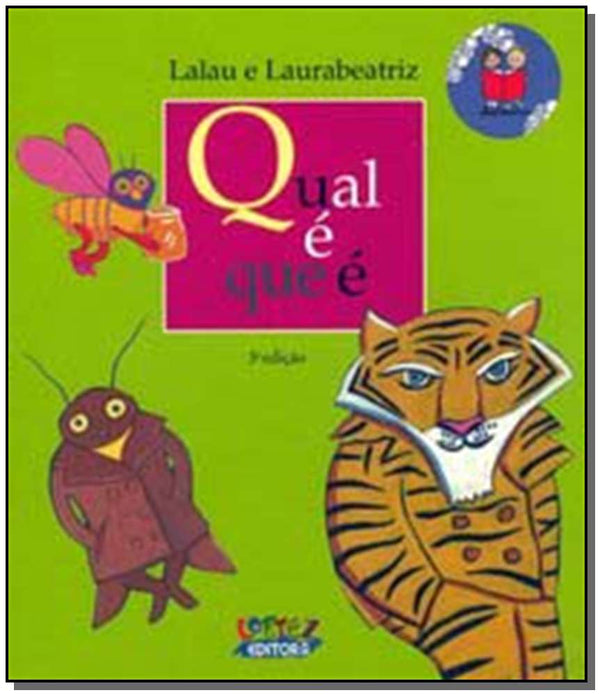 Capa do livro Qual e que E?, de Lalau