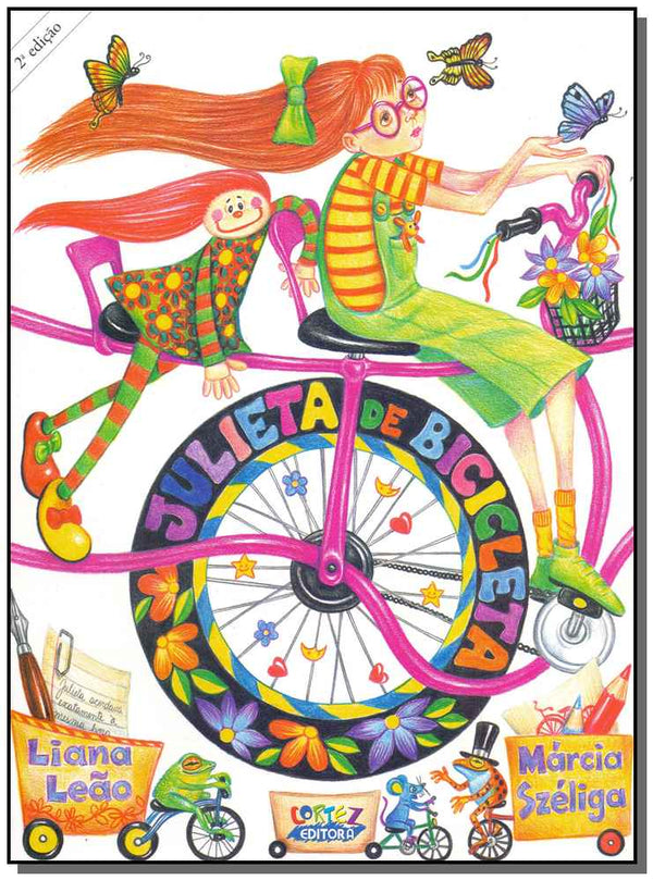 Capa do livro Julieta de Bicicleta, de Liana Leao