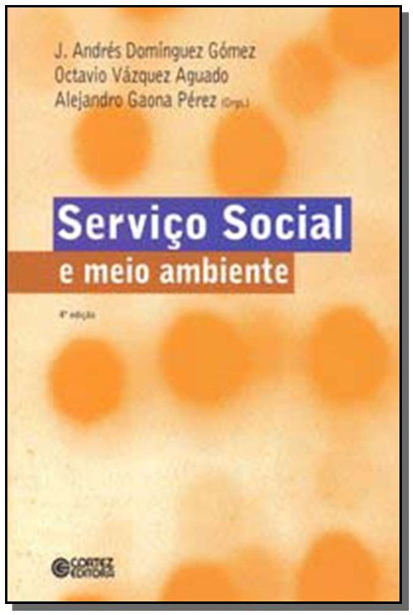 Capa do livro Serviço Social e Meio Ambiente, de Alejandro Gaona Perez