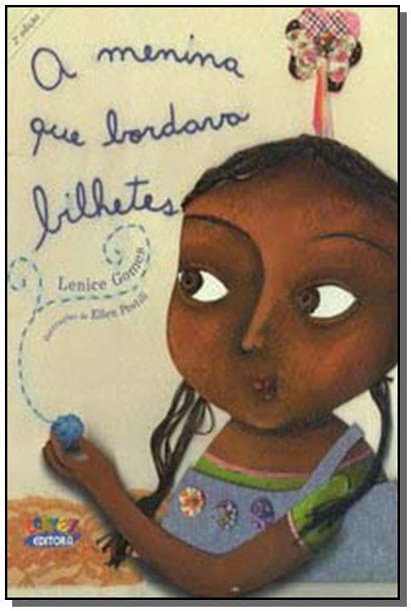 Capa do livro Menina que Bordava Bilhetes, a, de Ellen Pestili