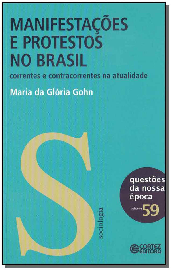 Capa do livro Manifestações e Protestos no Brasil, de Maria da Gloria Gohn