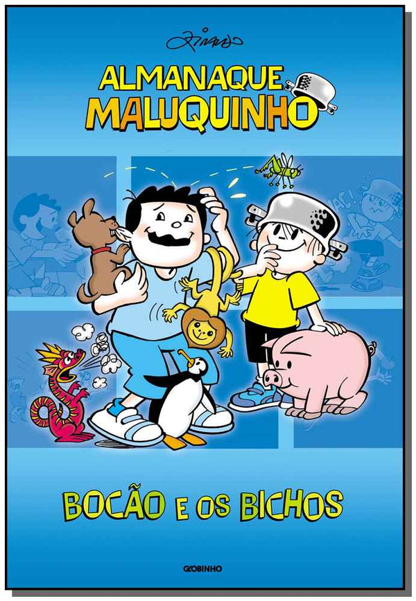 Capa do livro Almanaque Maluquinho – Bocão e os Bichos, de Ziraldo